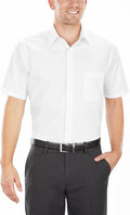 Short Sleeve Regular Fit Poplin Dress Shirt