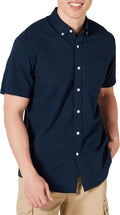 Regular-Fit Short Sleeve Oxford Shirt